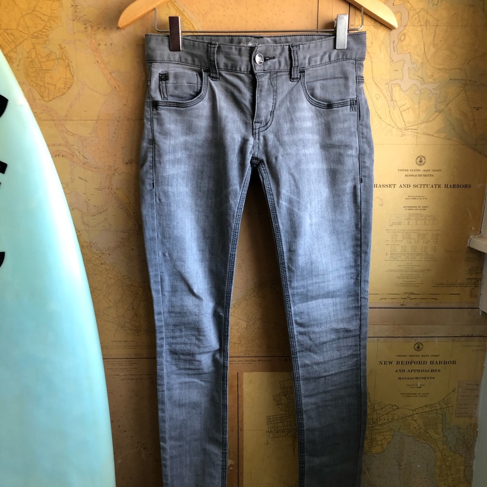 Free people grey skinny jeans